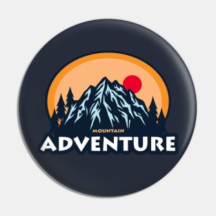 I'm Mountain Hike And Adventure Pin