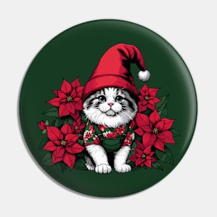 christmas cat gnome Pin