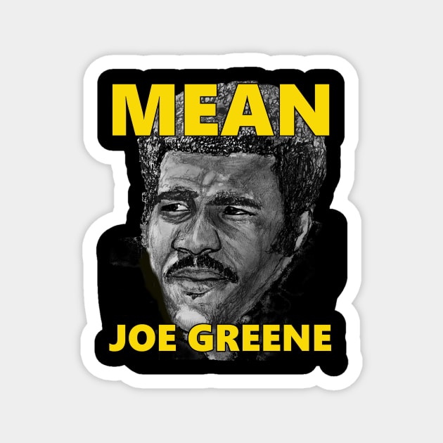 Pittsburgh Legends - Mean Greene Magnet by JmacSketch
