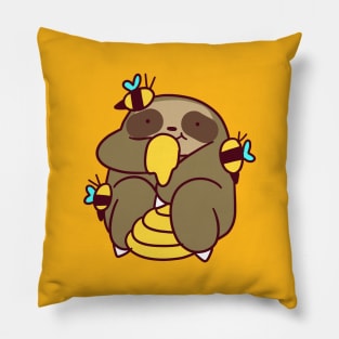 Honey Sloth Pillow