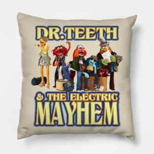 electric mayhem ready tour Pillow