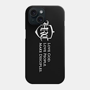 holy redeemer mission statement in white Phone Case