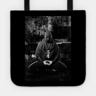 Ninja Shinobi meditation kanji Tote