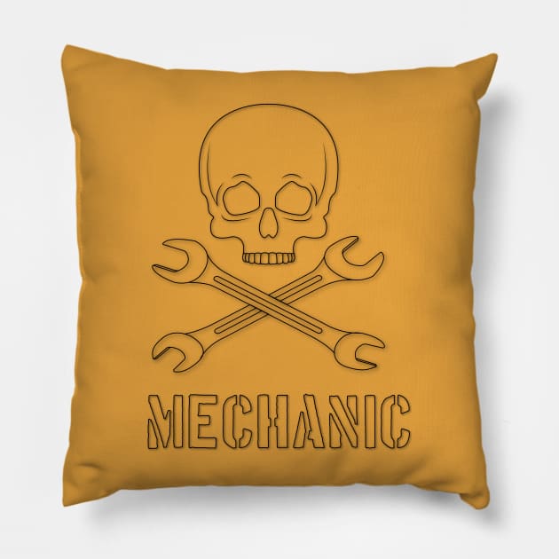 Mechanic Pillow by Super print