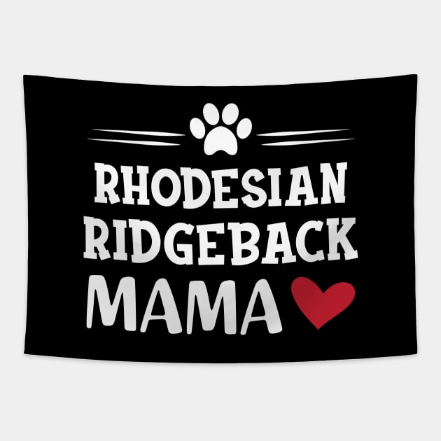 Rhodesian Ridgeback Mama Tapestry by KC Happy Shop