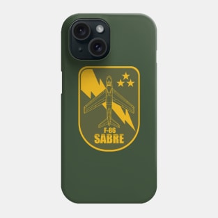 F-86 Sabre (Small logo) Phone Case