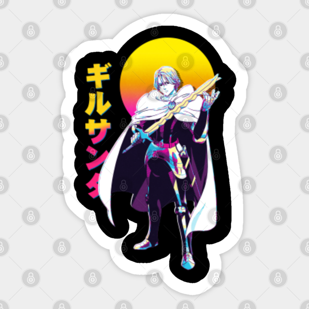 Gilthunder The Seven Deadly Sins Vaporwave The Seven Deadly Sins Sticker Teepublic