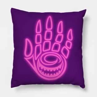 Laughing Hand: Pink Pillow