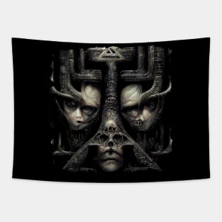 HR Giger - Triforce Tapestry