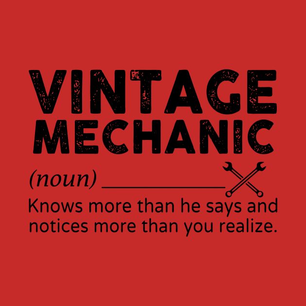 Vintage Mechanic Knows More Than He Says by Phylis Lynn Spencer