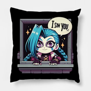 baby jinx arcane Pillow