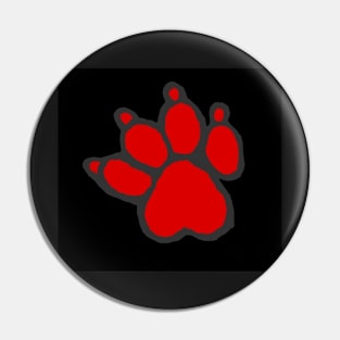 WLF paw (from tlou) Pin