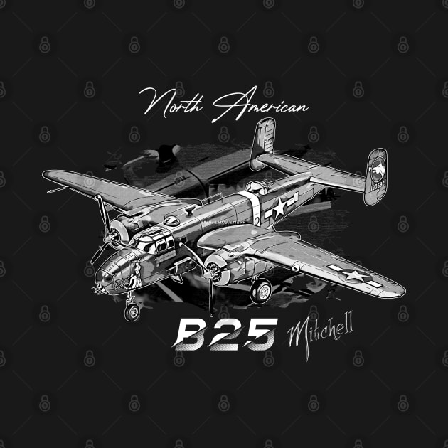 North American B-25 Mitchell by aeroloversclothing