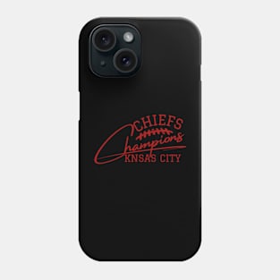 chiefs champions Phone Case