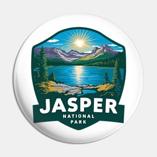 Jasper National Park Of Canada Pin