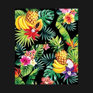 Tropical pattern T-Shirt