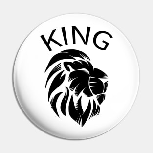 King Lion Shirt Pin