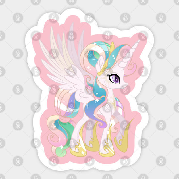 My Little Pony Princess Celestia My Little Pony Sticker Teepublic