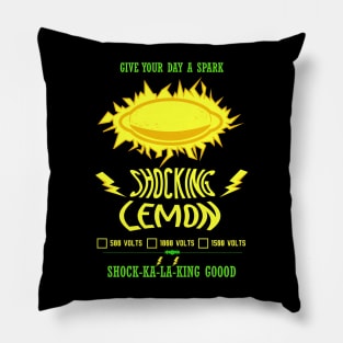 Shocking Lemon v6 Pillow