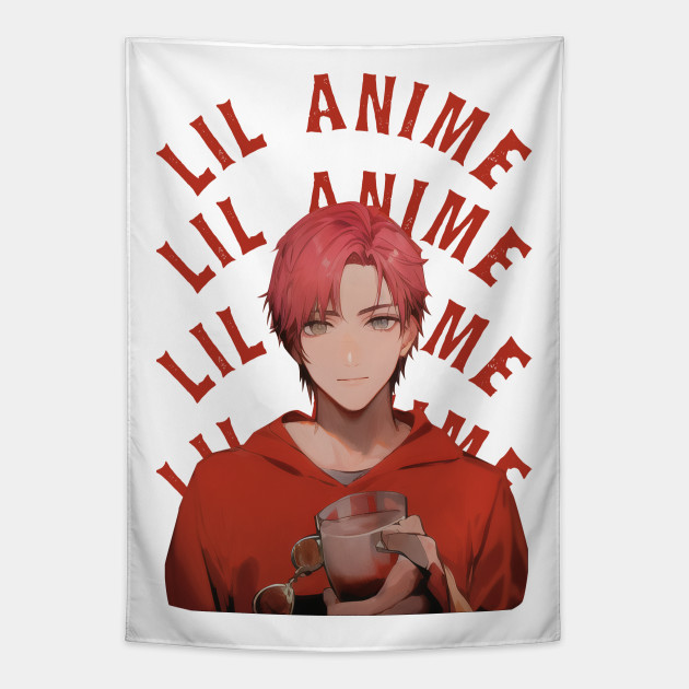 Lil peep in anime Lil Peep Tapestry TeePublic