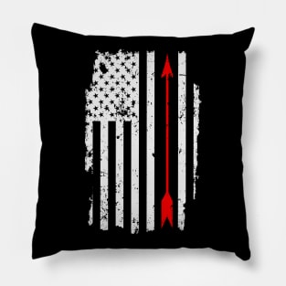 Arrow Archery USA Flag Pillow