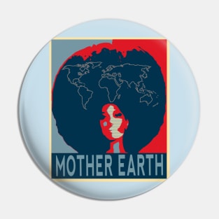 Black Mother Earth Pin