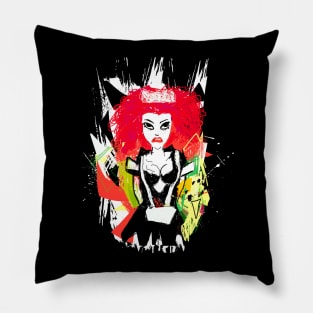 Rocky Horror Magenta Pillow