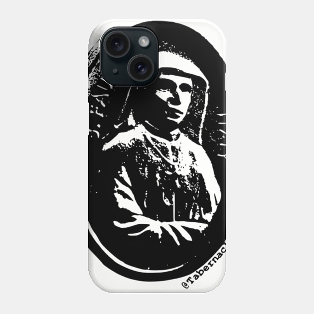 Saint Faustina Phone Case by tabernacletshirts