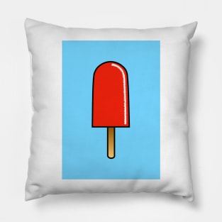Red Ice Lolly Pillow
