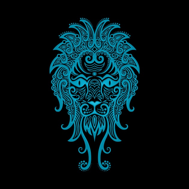 Blue Leo Zodiac Sign by jeffbartels