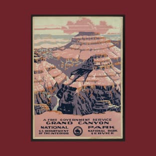 Vintage Grand Canyon Poster T-Shirt