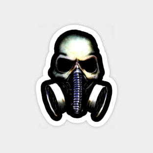 Gas Mask Skull Magnet