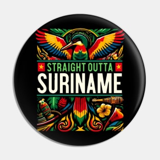 Straight Outta Suriname Pin