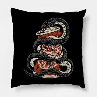 SNAKE AND BEER Pillow