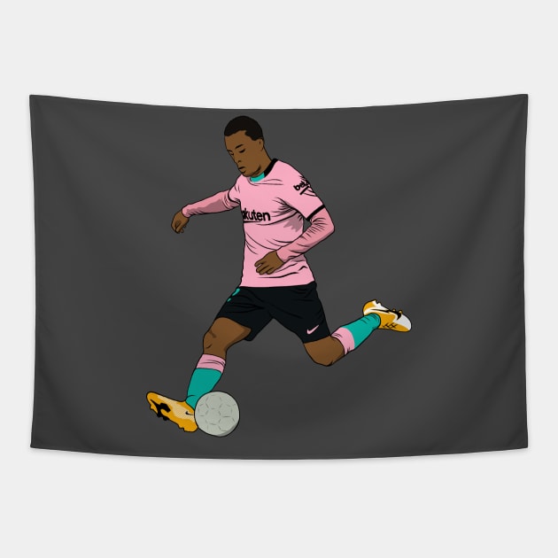 Sergiño Dest USMNT Tapestry by Hevding