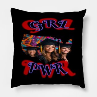 Girl power, Girls on top Pillow