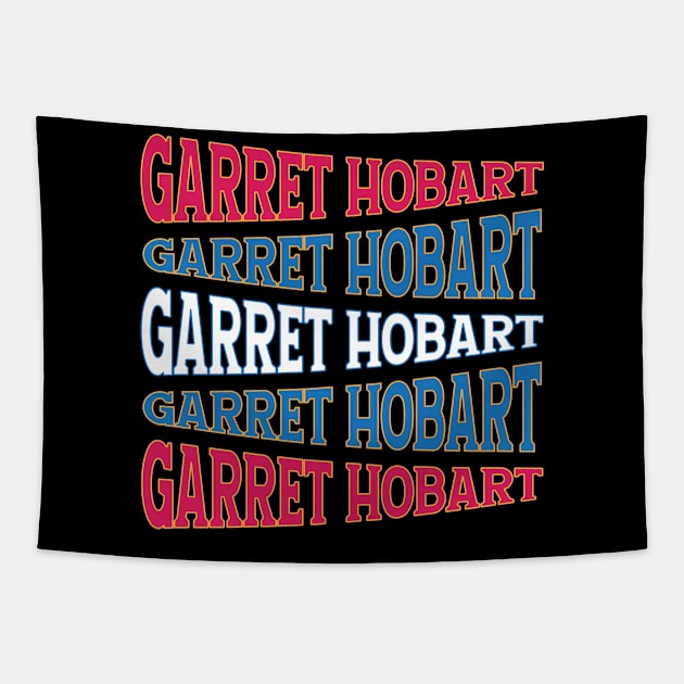 TEXT ART USA GARRET HOBART Tapestry by LAVA-ROMA-NOVA