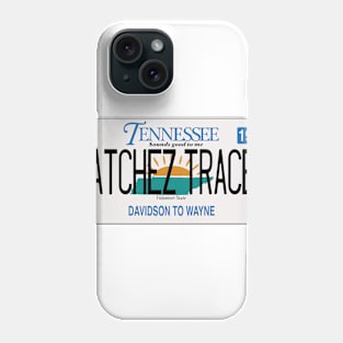 Natchez Trace National Scenic Trail, Tennessee license plate Phone Case