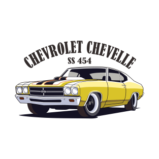 Chevy Chevelle SS 454 Muscle Cars T-Shirt