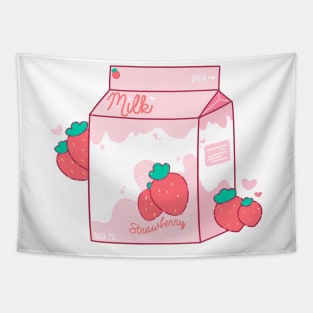 Strawberry Milk Tapestry