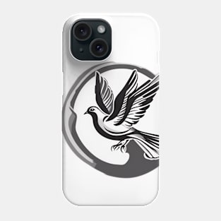 Dove Grey Shadow Silhouette Anime Style Collection No. 464 Phone Case