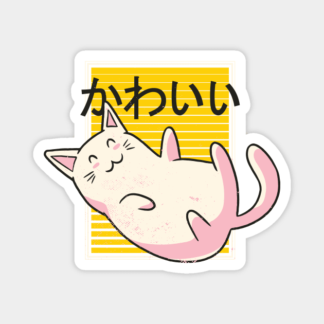 Kawaii Cat Magnet by LR_Collections