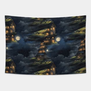 Night on the Farm Tapestry