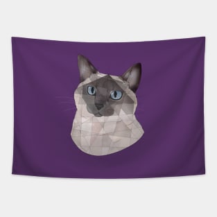 Martini Siamese Cat Tapestry