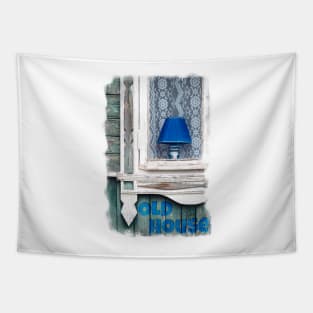 Blue Lamp Tapestry