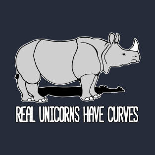 Real Unicorns Have Curves T-Shirt