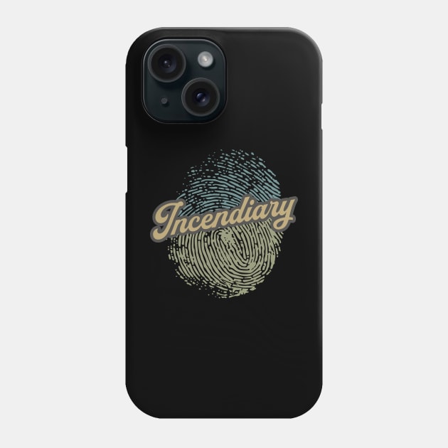 Incendiary Fingerprint Phone Case by anotherquicksand