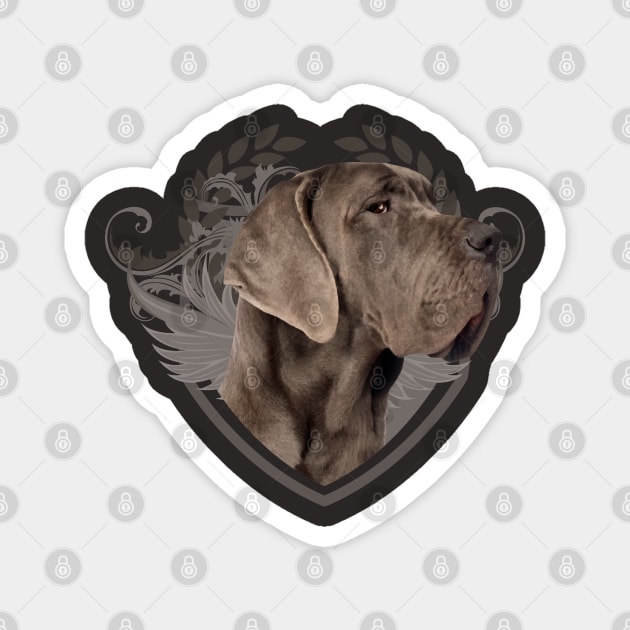 Great Dane  - Deutsche Dogge Magnet by Nartissima