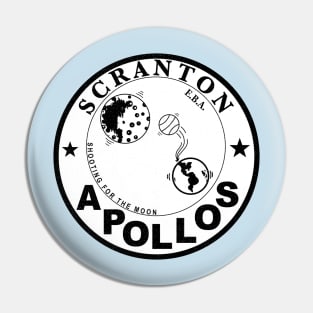 Defunct Scranton Apollos Basketball 1970 Pin