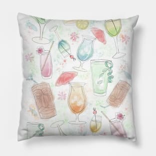 Cocktail hour Pillow